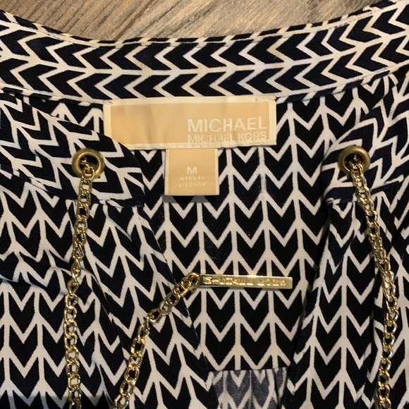 Michael Kors, herringbone, print dress size medium - Picture 12 of 13